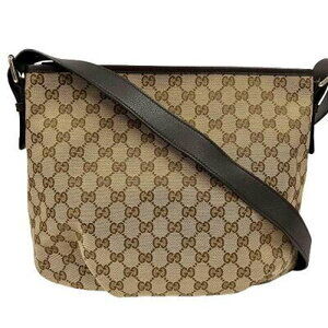 Gucci Shoulder Bag GG Canvas Beige SA